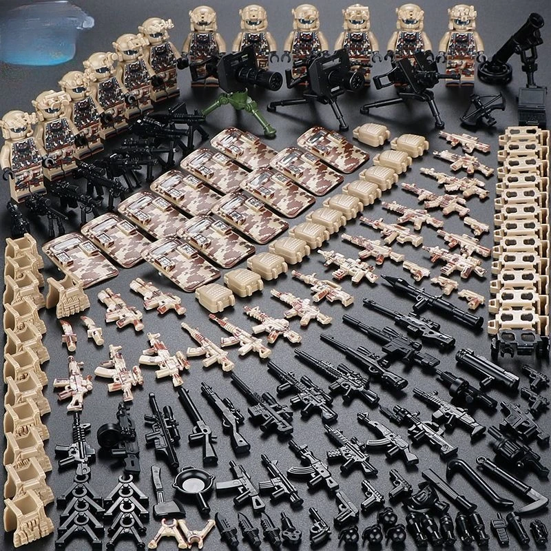 Neue Spezialeinheiten, Militärfiguren, Geisterpolizei, Mini-Humanoide für Kinder, zusammenbaubare Bausteine, Puppen, Geburtstagsgeschenke