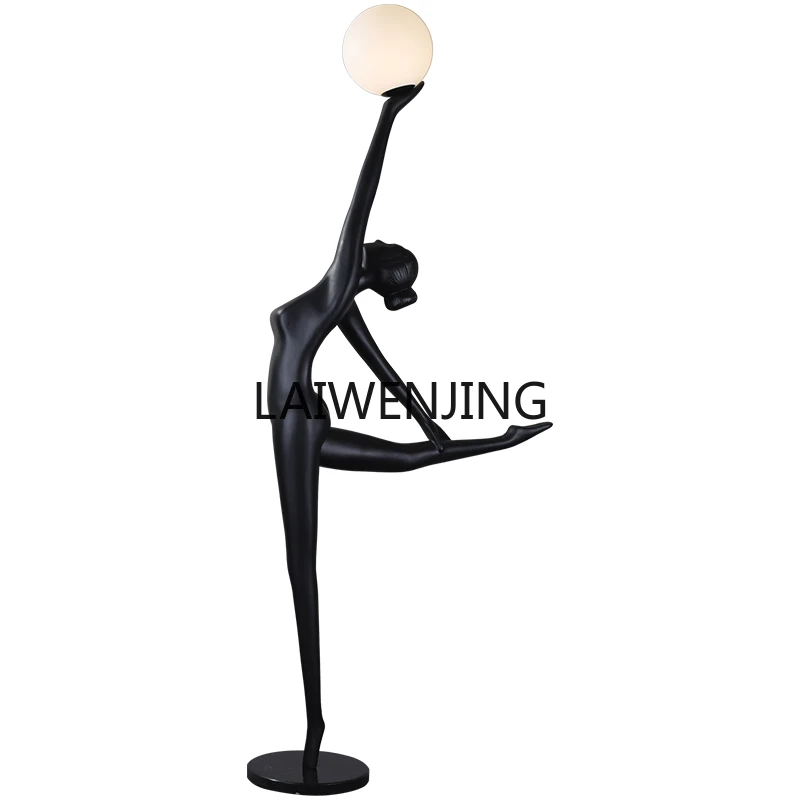 

HLZ sculpture figure ornament artistic gymnastics beautiful girl living room decorative ornament