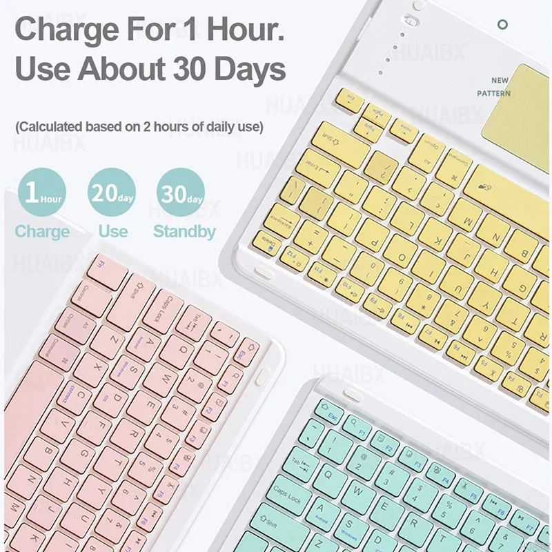 Detachable Keyboard Case for IPad Air 5th Generation 10.9 Inch 2022, Keyboard Covers for IPad Air 4th Gen 10.9