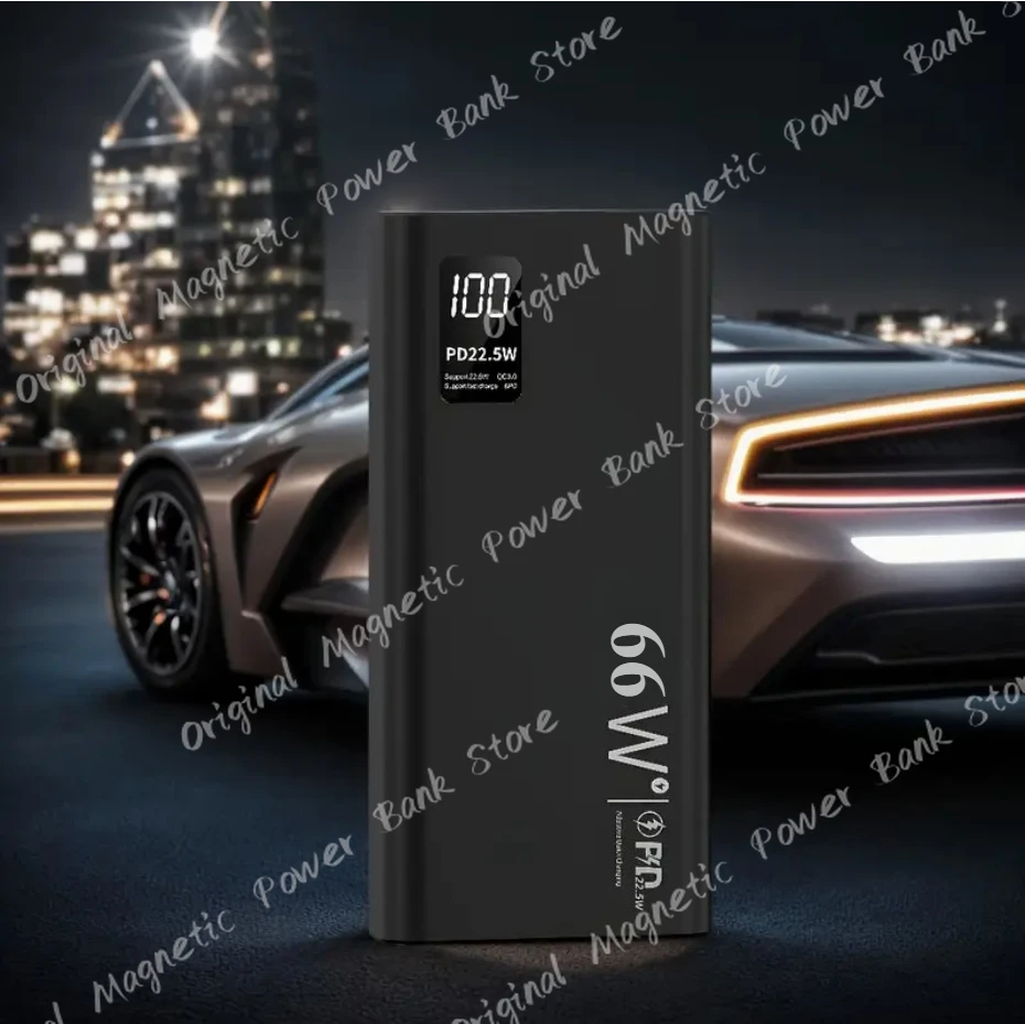 

Brand 66W 30000mAh Fast Charger Power Bank Portable Battery Charger USB Two-way Quick Charging for iPhone Xiaomi Huawei Samsung