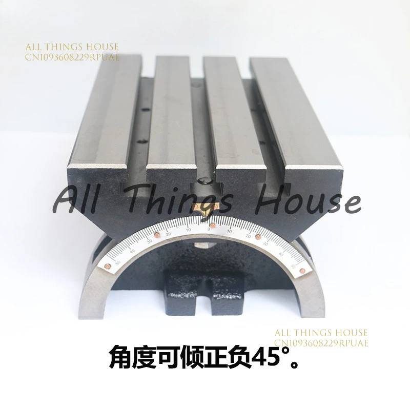 

7 inch milling machine angle adjustable angle precision table (unilateral shake)