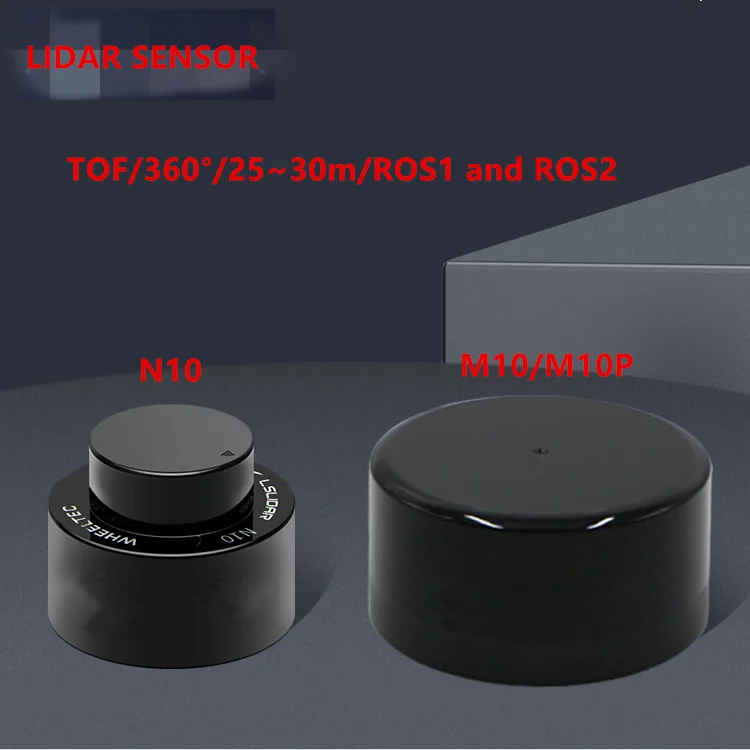 M10 and M10P lidar sensor N10 N10P TOF high-precision anti-glare waterproof robot navigation obstacle avoidance ROS1 and ROS2