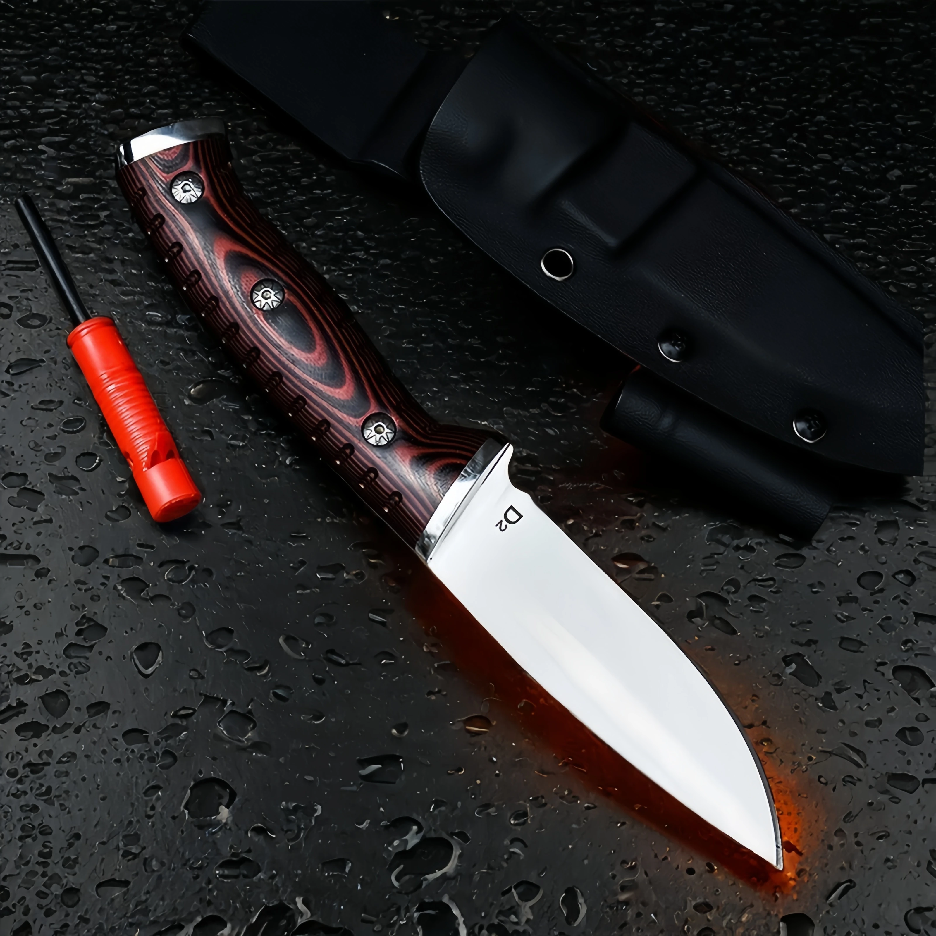 Outdoor Pocket Knife Sharp Carry High Hardness Tactical Fighting Straight Knife Wildernes Survival Knife Self Defense G10 Handle