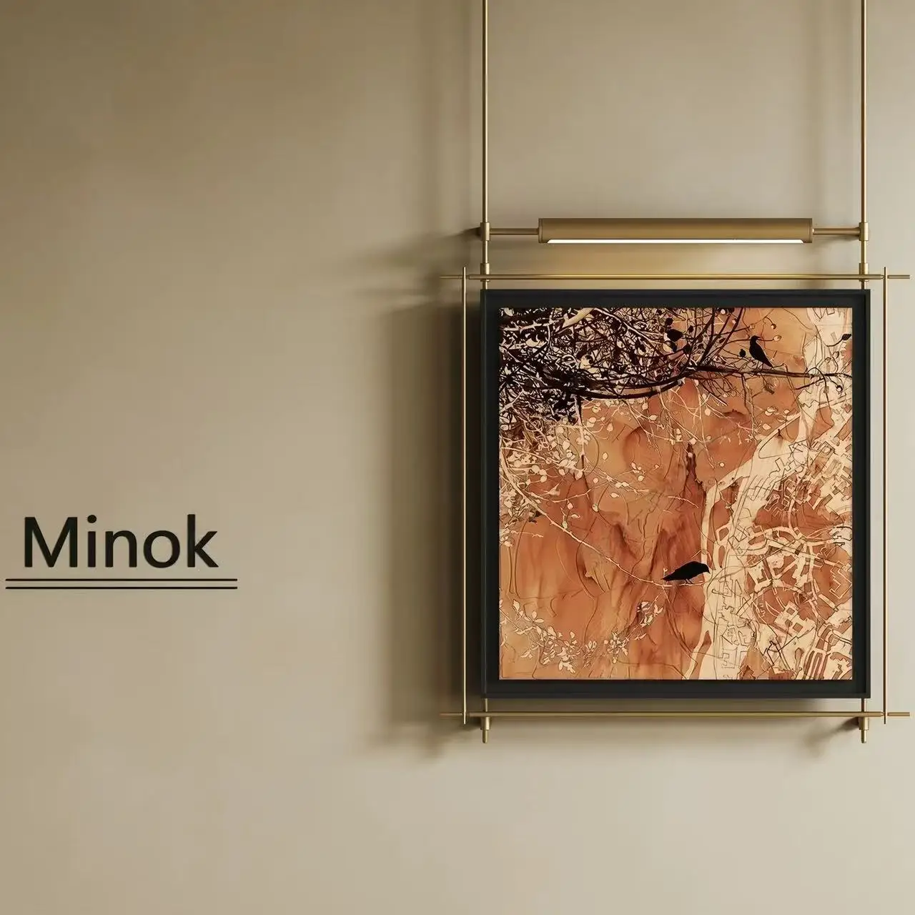Living room decorative paintings, vintage style entrance corridor murals, bedroom study hanging paintings