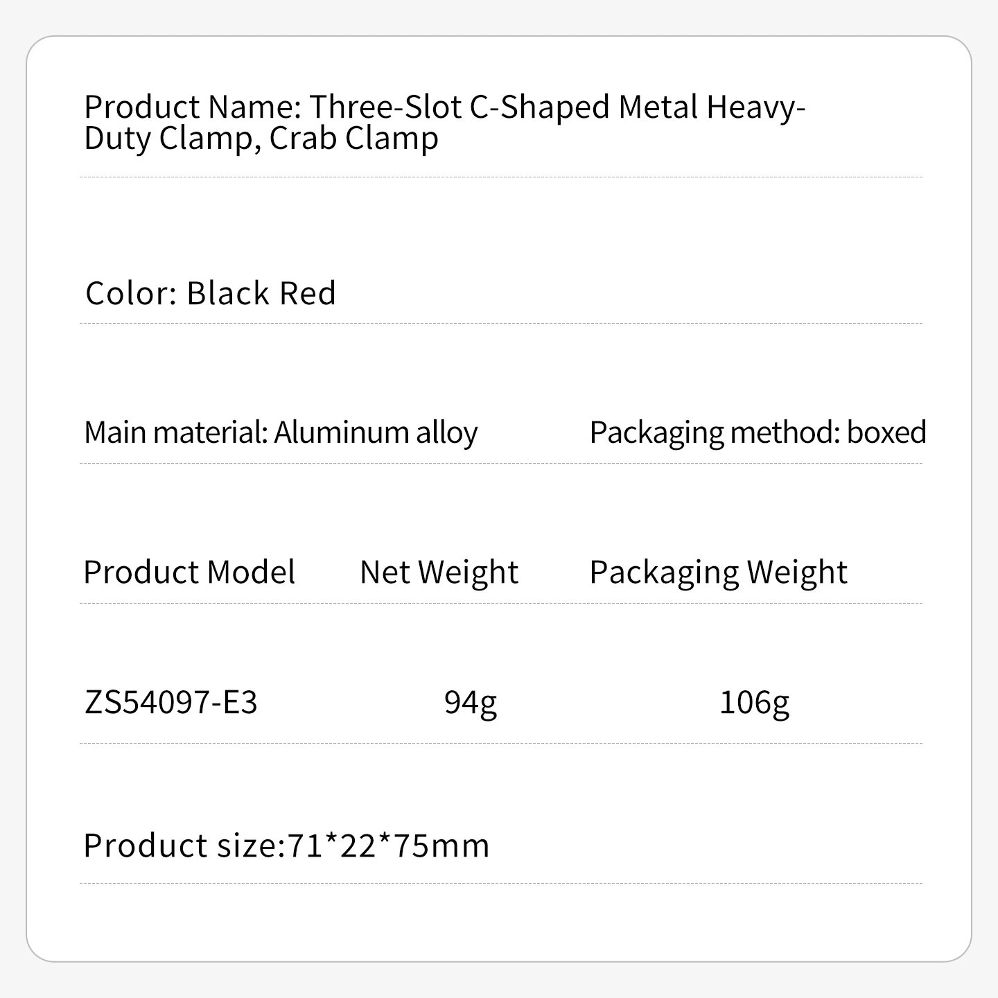 Aluminium C-Klemme mit Rutschfester Silikonauflage für GoPro DJI Action-Kamera DSLR Handy Aufhellungslicht Mikrofon Desktop Lenkerhalterung – Detail 6