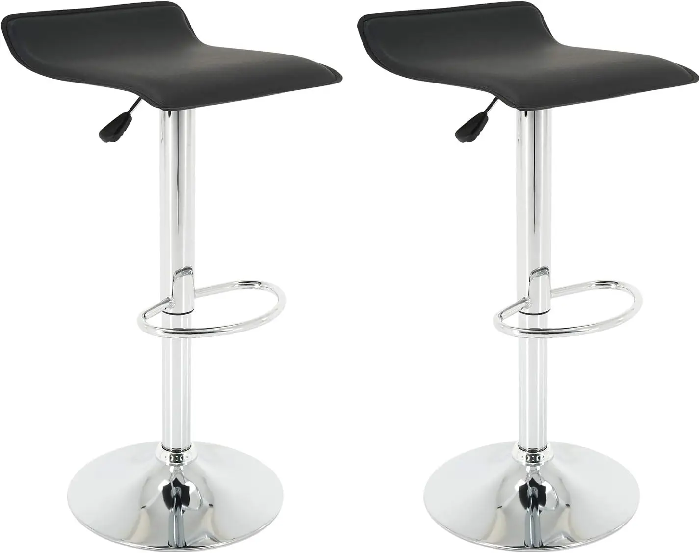 

Adjustbale Barstools, Backless Counter Height Swivel stools with Footrest,Kitchen Dining Chairs,() Stool chair Lounge chair