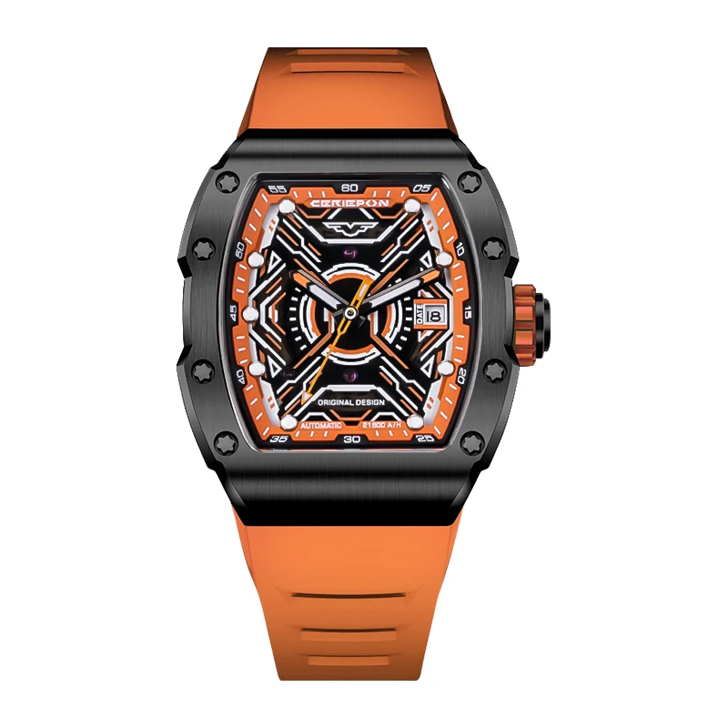 2026 Luxe automatische horloges Heren mechanisch horloge Armbandaccessoires Richard Style Waterdicht roestvrijstalen klok Relogio