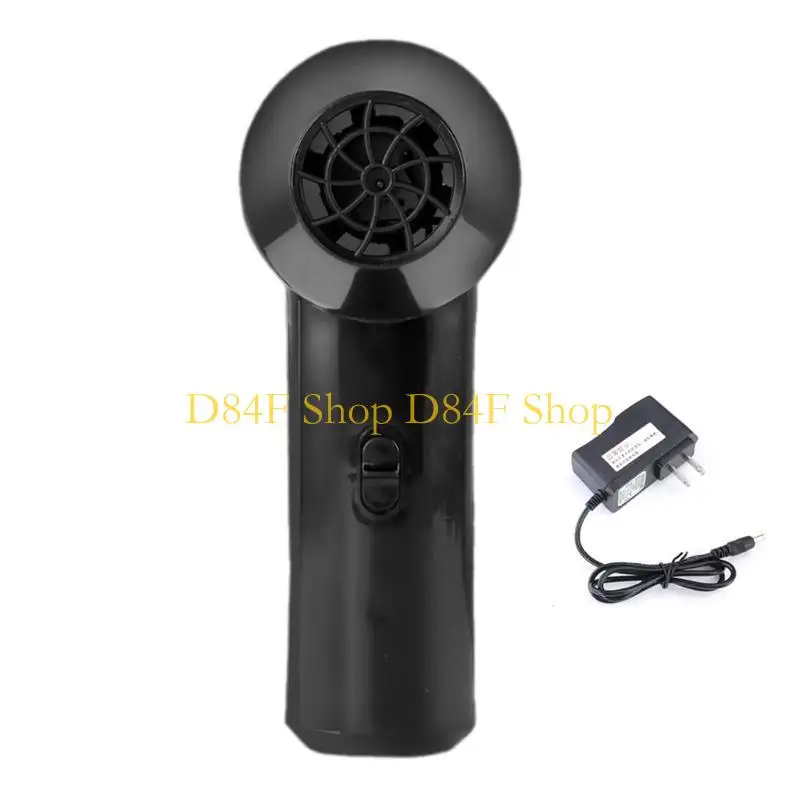 

D84F Воздуходувка 12 В с бесщеточным двигателем, вентилятор 1500 мАч, перезаряжается, 20000 об/мин для сушилки для покраски, для