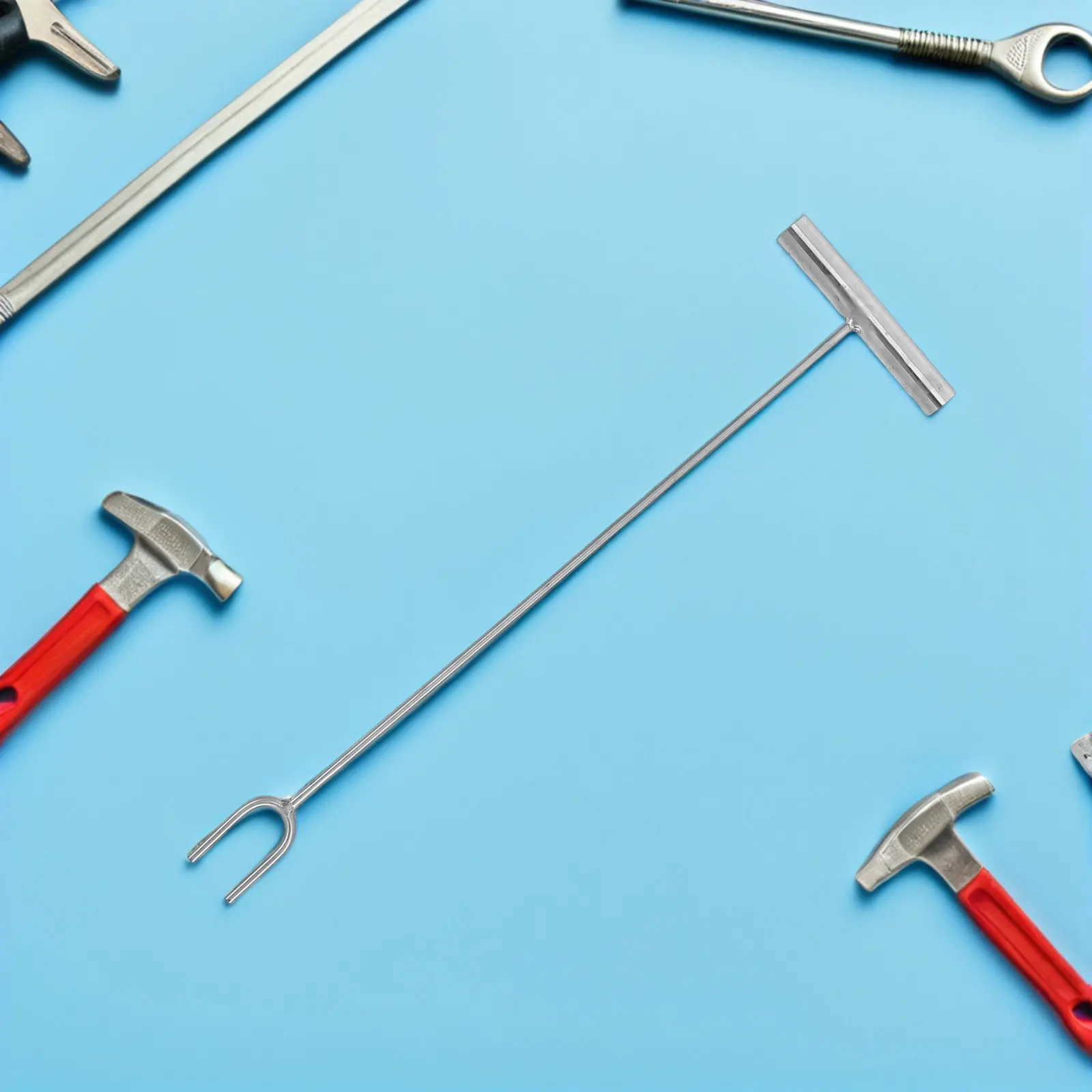 

Ключ для счетчика воды 50x14 см, Т-образный ключ для отключения водяного клапана, многофункциональный сантехнический ключ, удлинитель для клапана