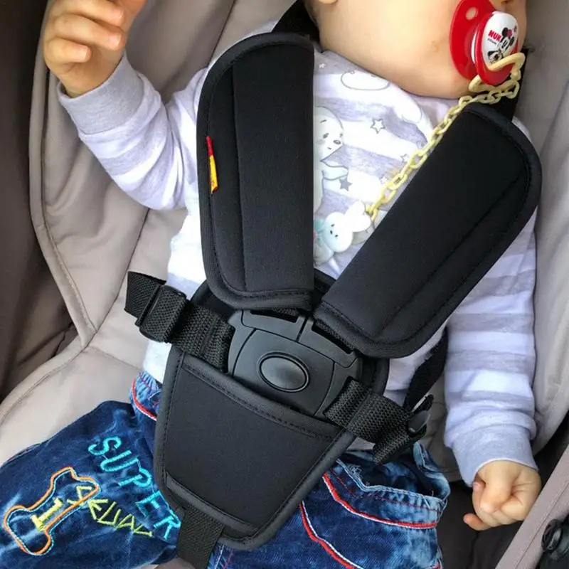 3 stücke Auto Baby Kind Sicherheit Sicherheits gurt Schulter abdeckung Schutz für Kinderwagen Schutz Schritt Sicherheits gurt Abdeckung Auto Styling