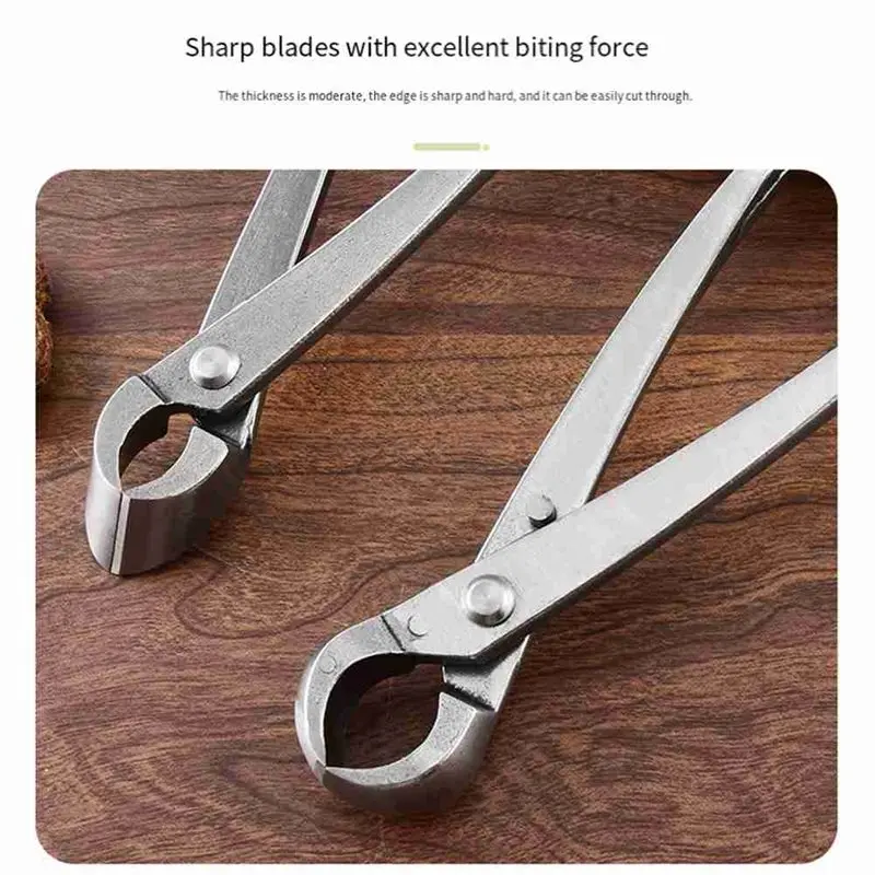 ABMH-Bonsai Tree Tools 4 Piece Set, Knob Cutter, Concave Cutter, Plant Care And Root Hook