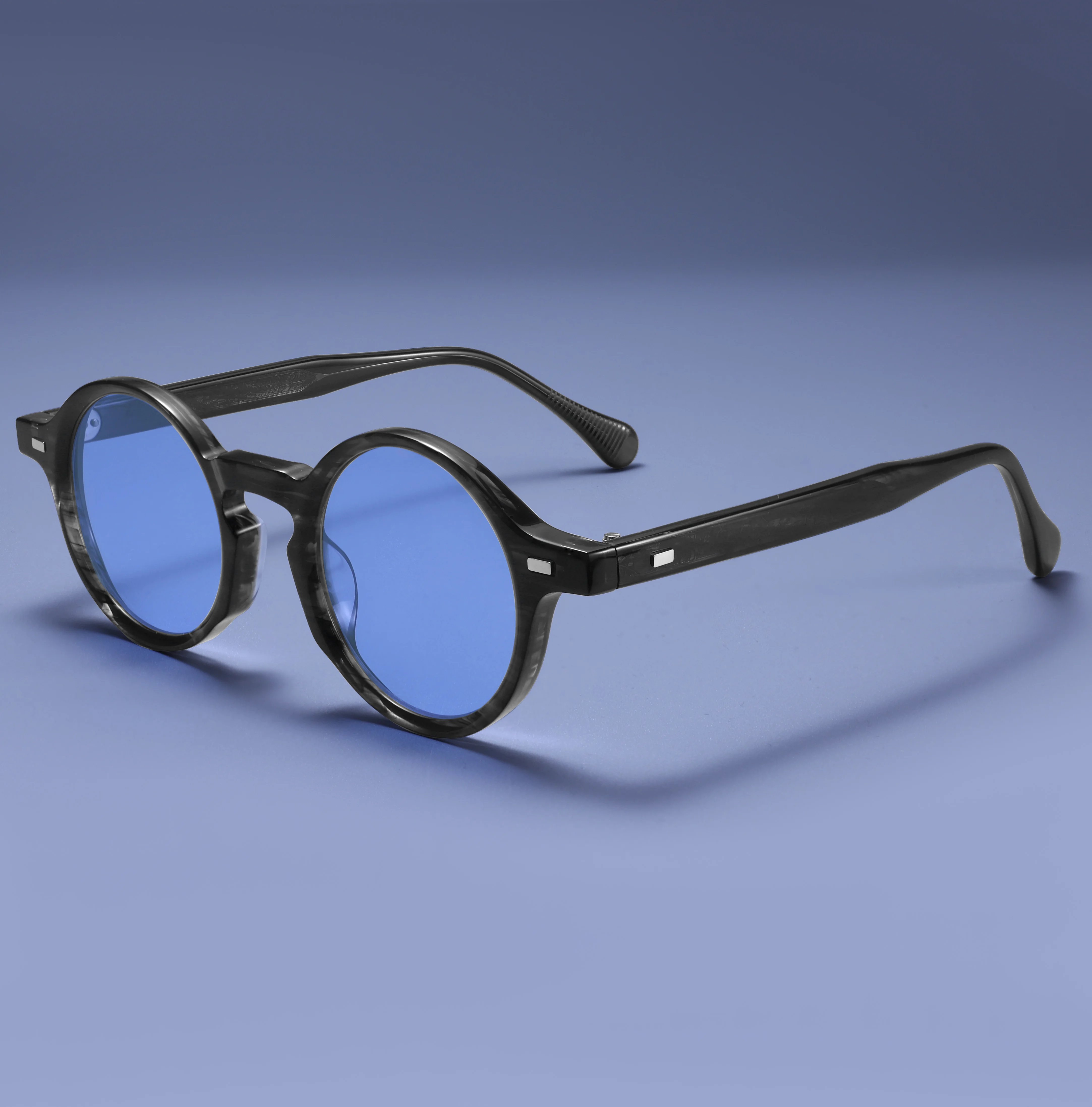 

Premium Acetate Sunglasses for Men and Women Luxury Design Retro Round Glasses Frame Polarized Lens UV400 Protection