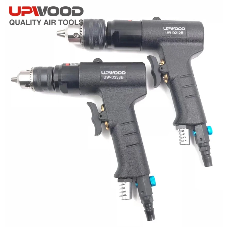

UW-D238 Industrial Durable air Drill Tools, 3/8" Chuck Size Reversible Pneumatic air Drill