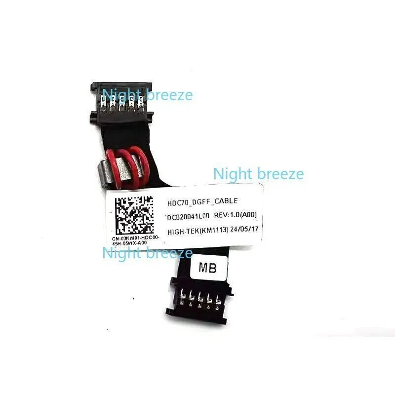 

WYORESY 03KW91 Новый кабель постоянного тока HDC70 DGFF 020041 L00 для Dell Precision 7770 7780 M7770 M7780