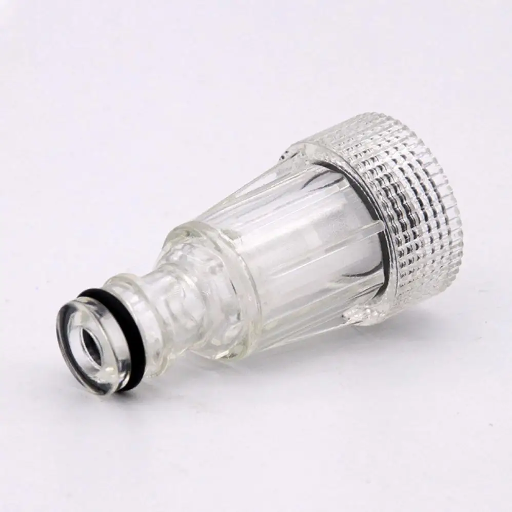 Filtro per l'acqua della macchina in plastica raccordo per il collegamento del filtro della lavatrice per auto ad alta pressione giunto del filtro di ingresso interfaccia da 3/4 pollici