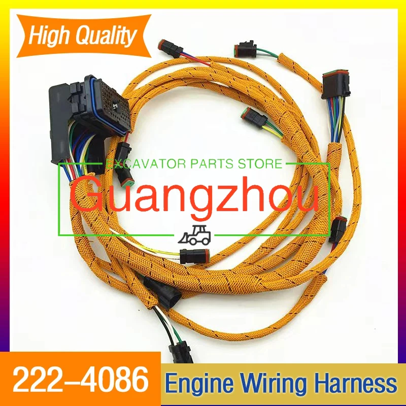 

for 2224086 Excavator Loader Spare Parts E966G Engine Wiring Harness 222-4086 140H 143H 14H 160H 163H New