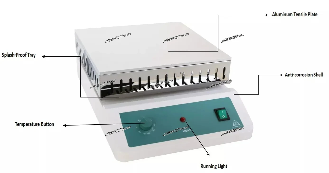 SH-9 Digital Display Aluminum Electric Heating Hot Plate 2200W Laboratory Heating Equipment Max Use Temp.(320℃)