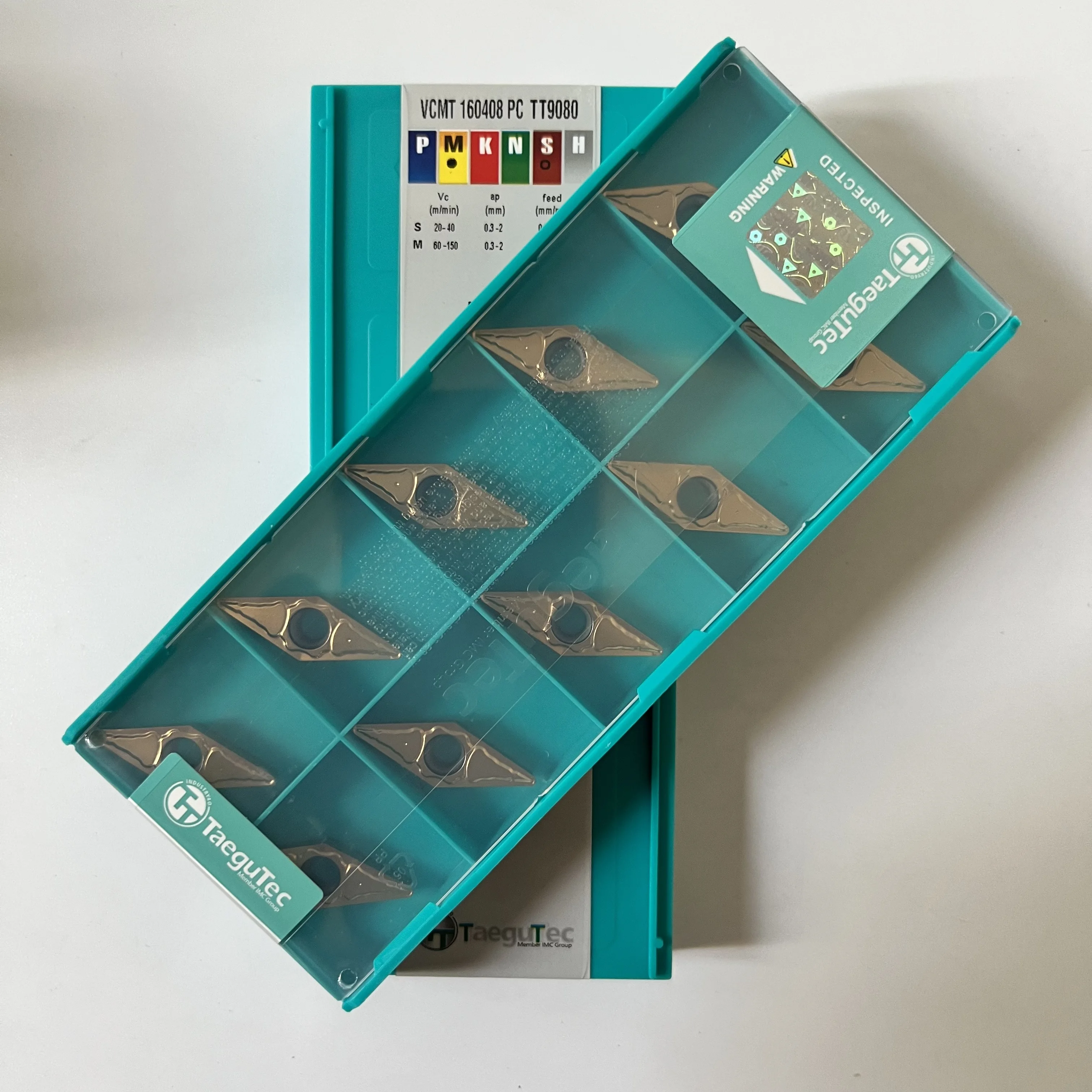 Lâmina CNC original, VCMT160408PC, TT9080