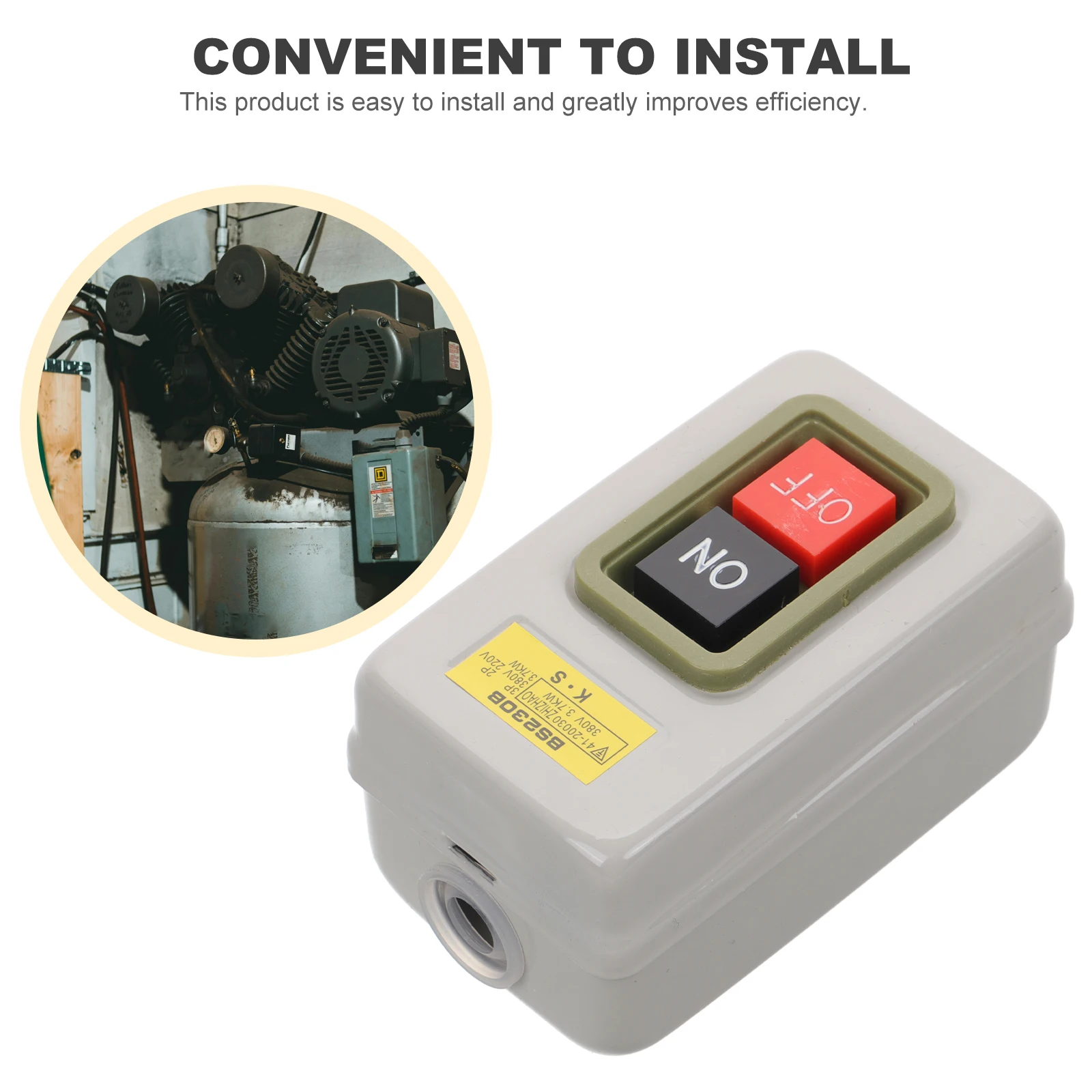 

Heavy Duty Push Button Power Switch On/ Box For Equipment Starter Lighted Rocker Toggle Switch Button