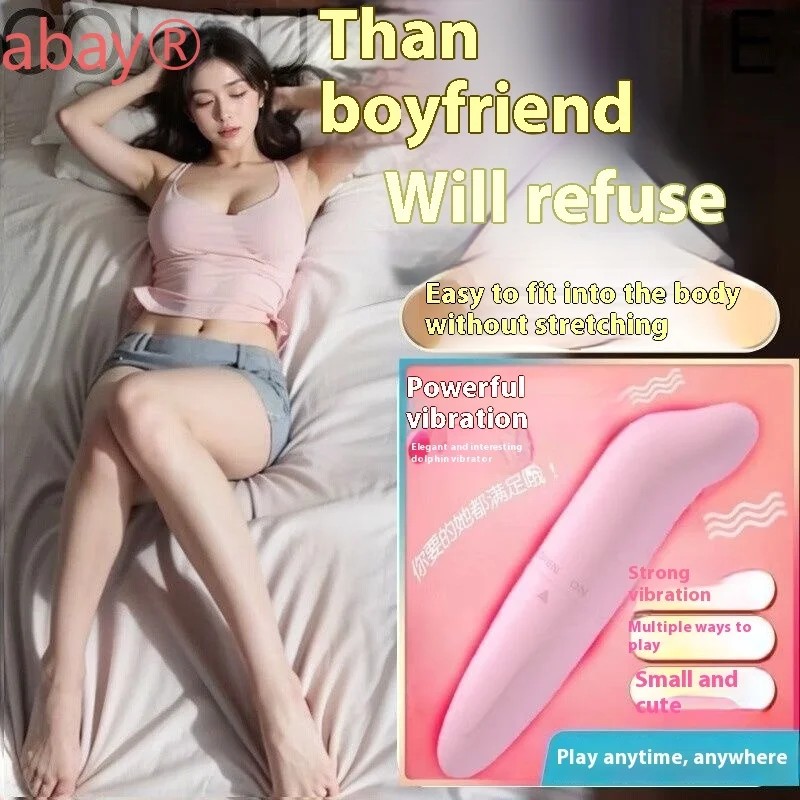 คู่เฉพาะ anal Dolphin AV vibrator masturbator strong กระตุ้นนวด G-Spot MINI Bouncing ของเล่น AV Stick สําหรับผู้หญิง