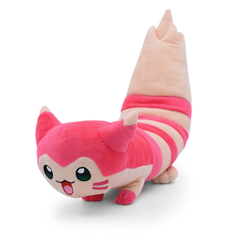 TAKARA TOMY Pokemon LEGENDS Z-A Furret 18 pulgadas juguete de peluche juego de dibujos animados ardilla relleno Animal muñeco de peluche