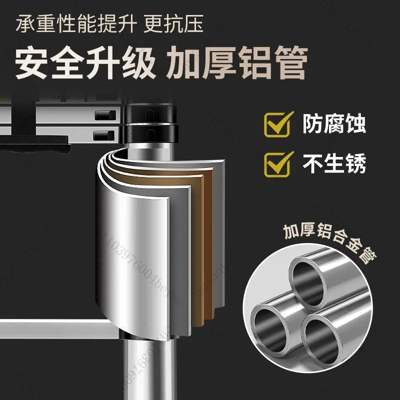 2025 Hot Selling Telescopic Ladder 8M Telescopic Loft Ladder Aluminum alloy thickened telescopic portable multi-functional