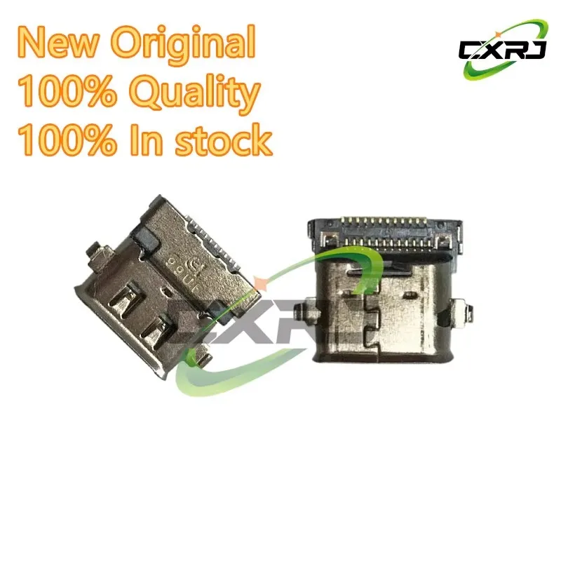 (1-20pcs)Original New For X280 X390 T490 T495 T480S X1  6th Gen DC Jack USB Type C Charging Port Connector