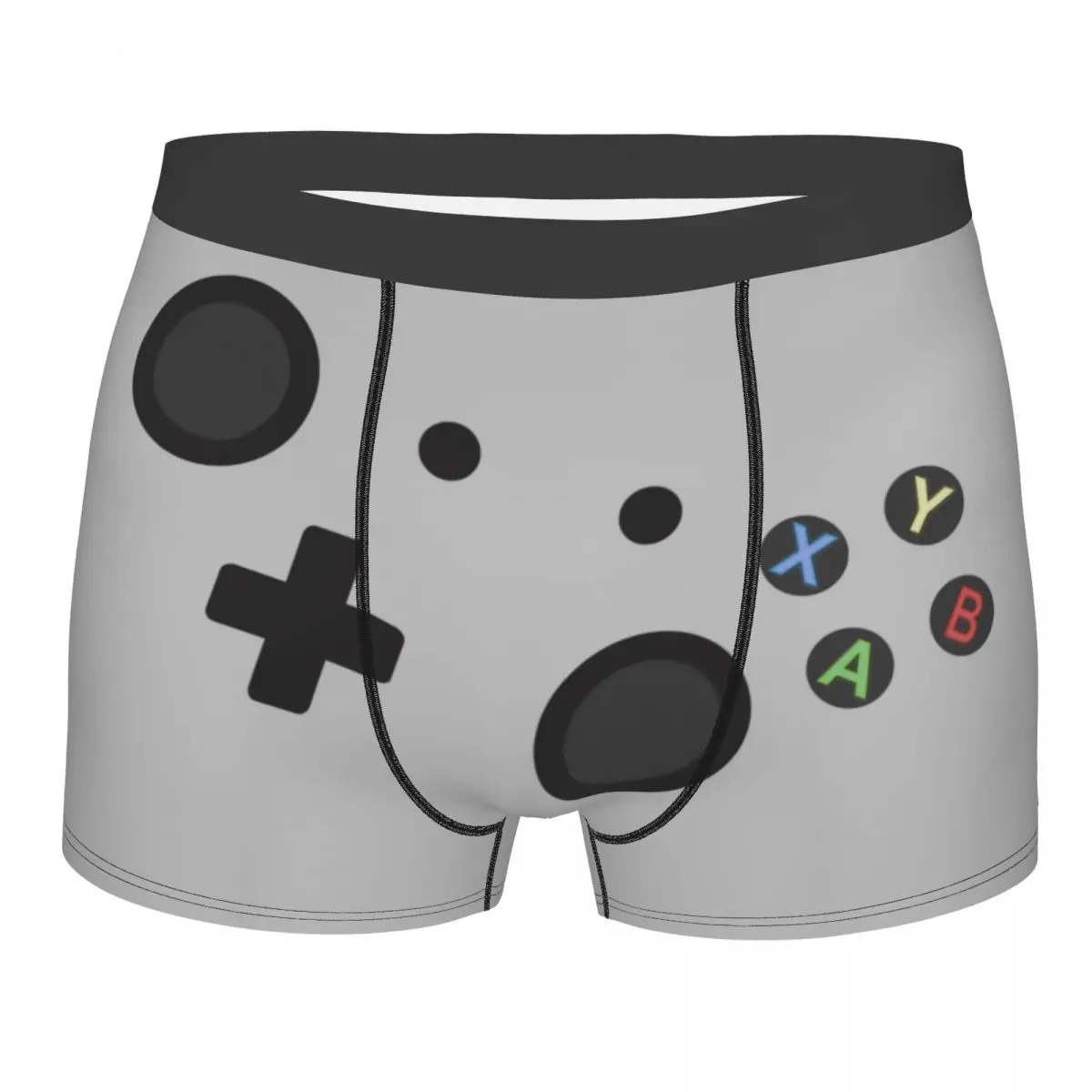 Custom Male Fashion Gaming Gamer Controller Underwear Retro Video Game Boxer Briefs Soft Shorts Panties Underpants