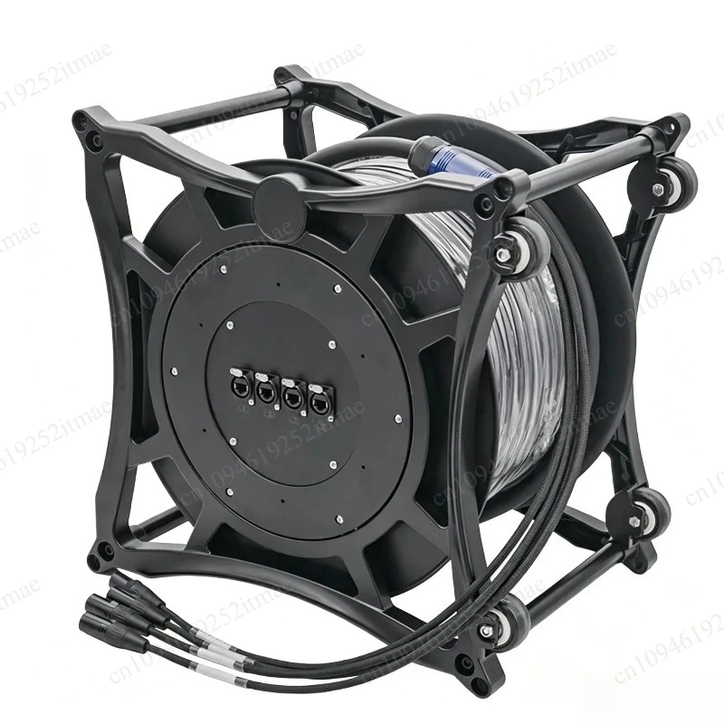 Stackable Portable Ethernet Cable Storage Reel