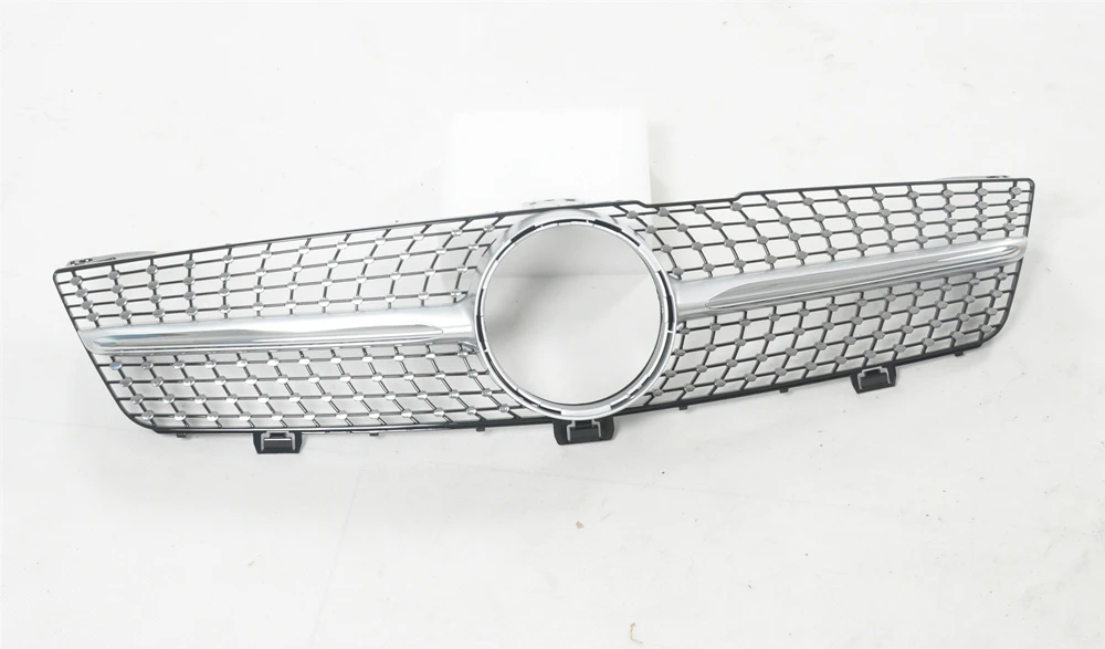 Racing Grills Front Grille For Mercedes Benz CLS Class W219 CLS350 CLS500 CLS550 CLS600 2009-2011 Upper Bumper Hood Mesh Grid