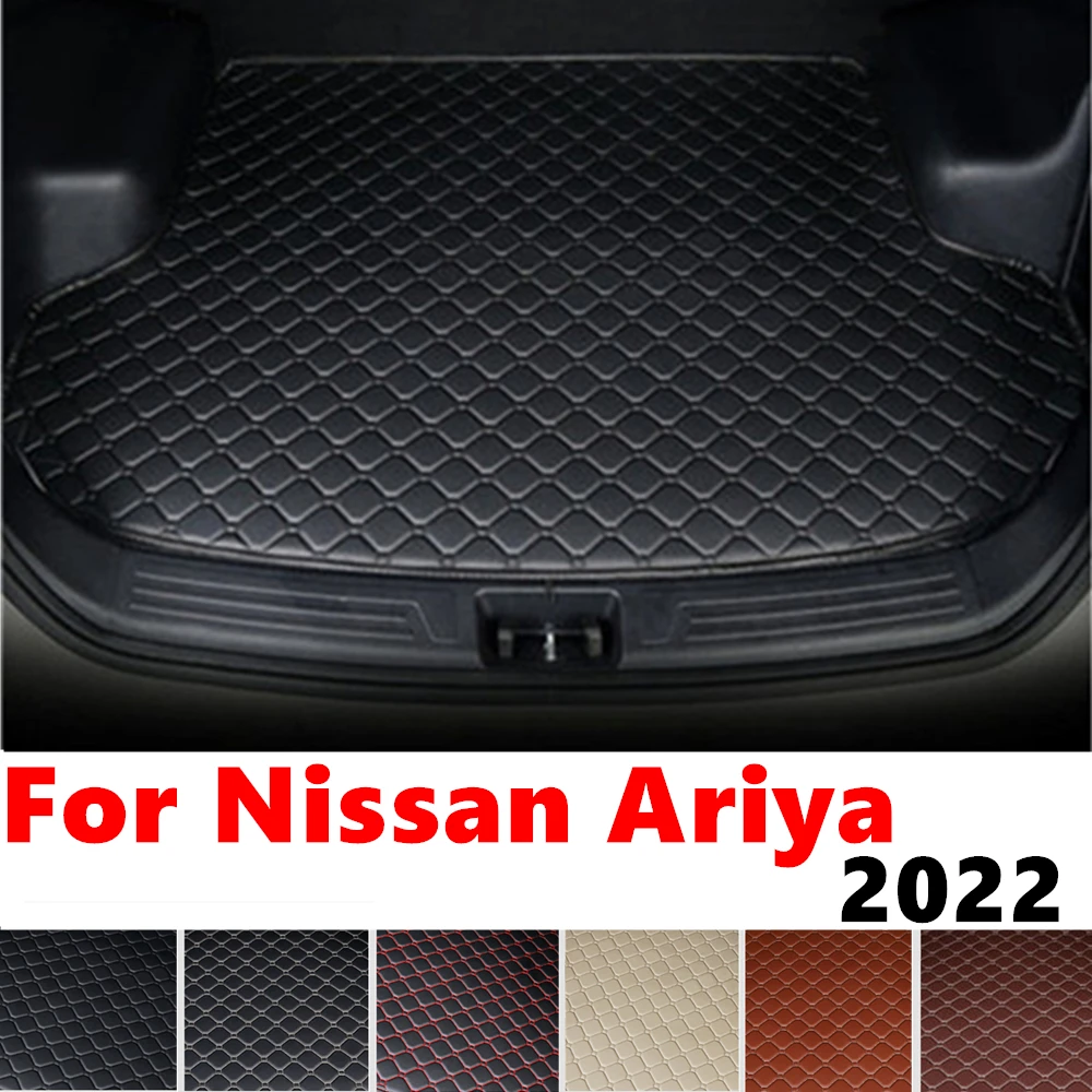 Car trunk mat for NISSAN Ariya 2022 Rear Cargo Liner Protect Cover Interior Auto Parts Accessories Tail Boot Tray luggage Pad