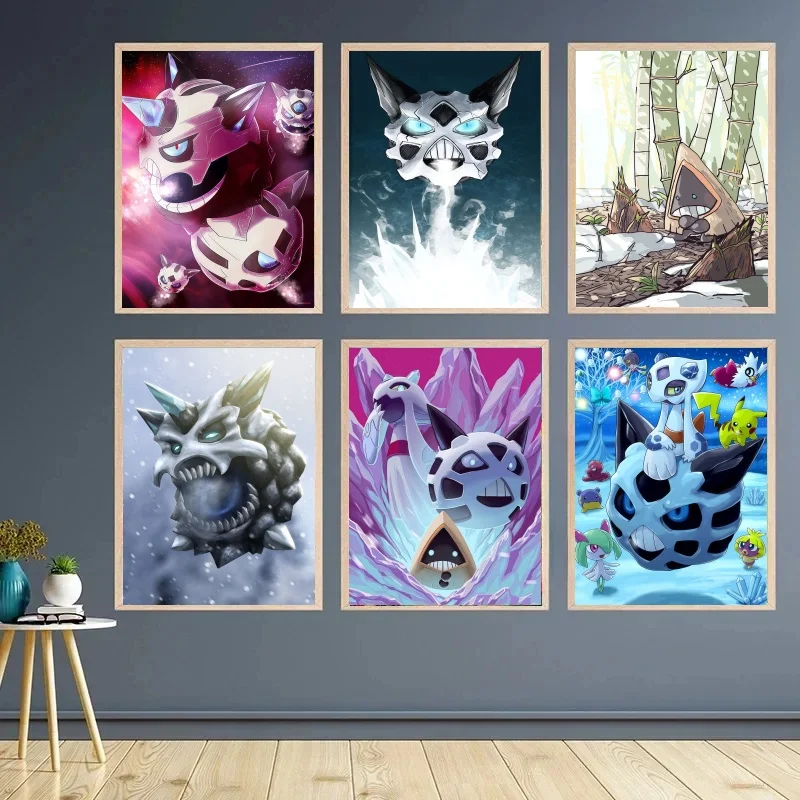 ice-pinturas-de-decoracao-em-tela-tipo-pokemon-glalie-arte-de-parede-exclusiva-para-sala-de-estar