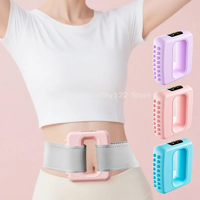 1PC Adjustable For Fat Burning&Shaping Electric Fascia Ring Massager Full Body Slimming Deep Tissue Vibration Massage With Belt