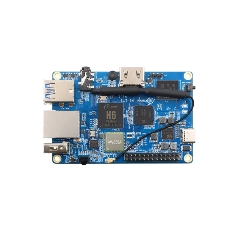 Плата разработки Orange Pi Orangepi 3 Lts, чип Allwinner H6 для Android и Linux, Orange Pie