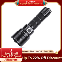 Sofirn C8G Powerful 21700 LED Tactical Flashlight SST40 2000lm 18650 Recharge Battery Torch with ATR 2 Groups Ramping Indicator