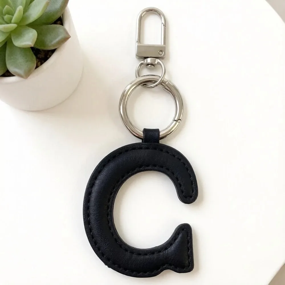 Kawaii Schlüsselanhänger mit Buchstabenanhänger A-Z Alphabet Namensanhänger Metall-Karabinerhaken Rucksack Handtasche Taschenanhänger Geschenk für Mädchen – Detail 7
