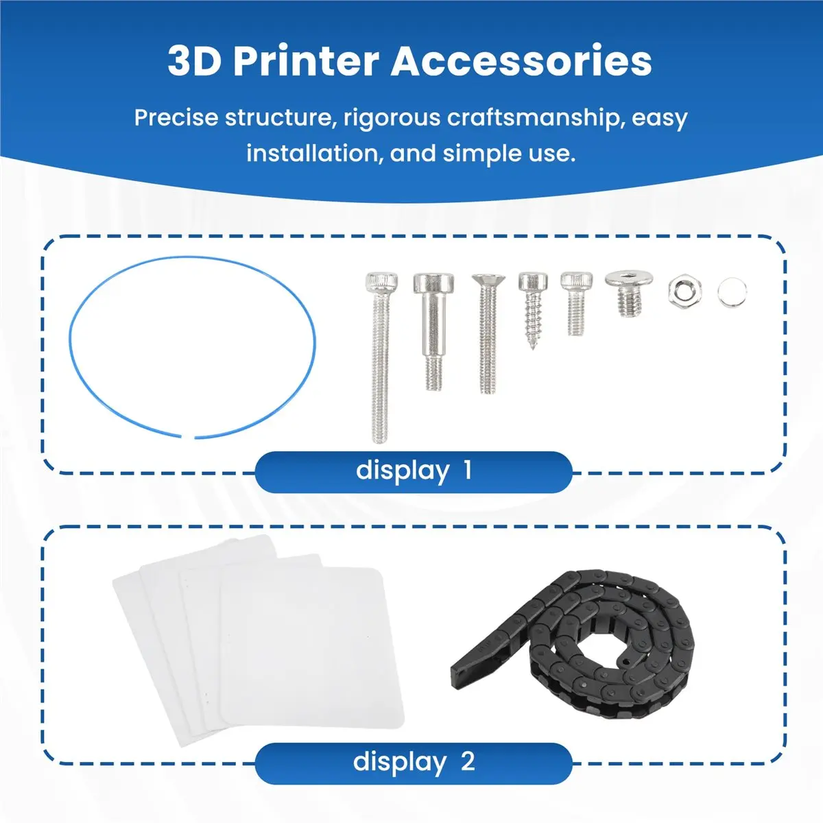 ABKM Enclosure Panel Kit for Flashforge Adventurer 5M AD5M 3D Printer DIY Polycarbonate PC Sheet 3mm 3D Printer Accessories