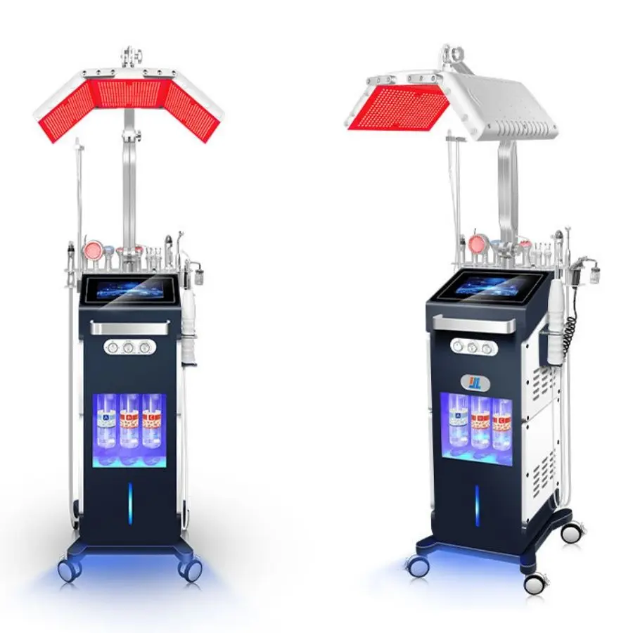 

14 in 1 Hydradermabrasion Facial Spa Equipment Phototherapy Oxygen Facial Mask Machine for Salon