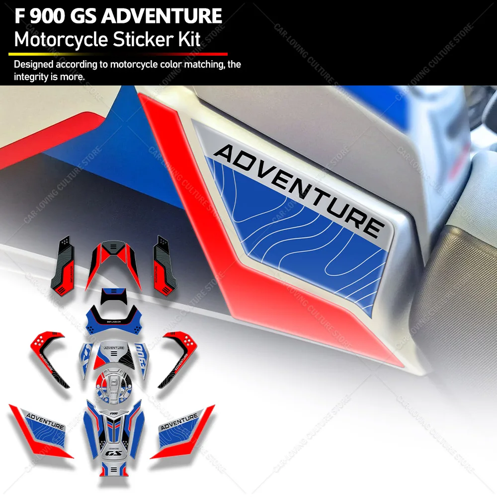 

Motorcycle Accessories 3D Gel Tank pad Protector Decal Stickers Kit 3D Epoxy Resin Waterproof Sticker For F 900 GS Adventure