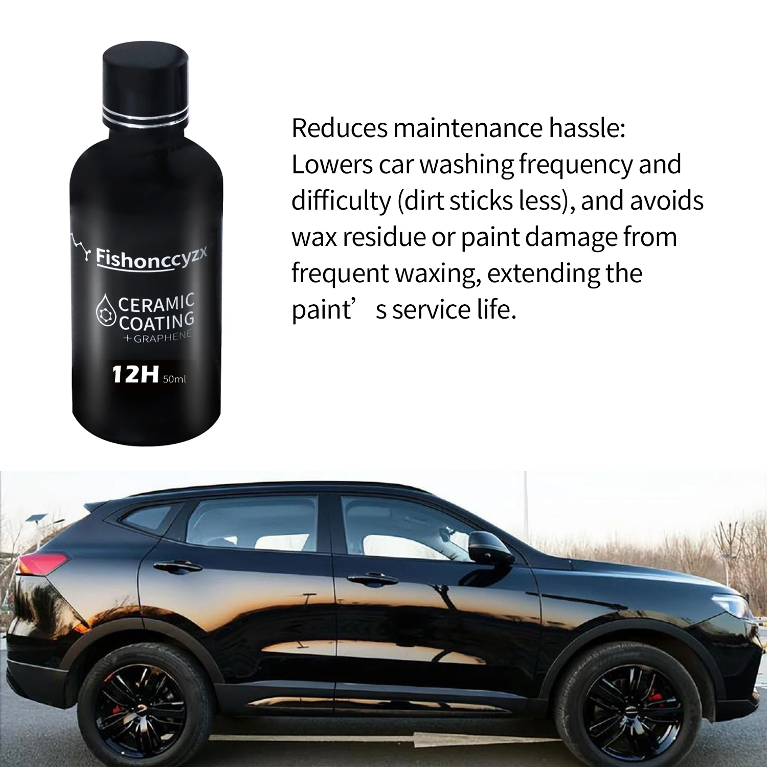 12H السيراميك لتلميع السيارات السائل السيراميك 50 مللي معطف مسعور الزجاج طلاء الطلاء واقية احباط الرعاية المضادة للخدش السيارات الشمع