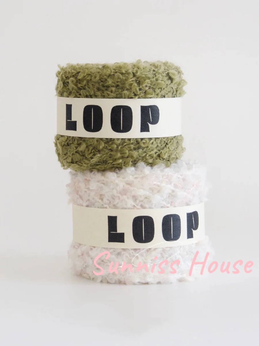 50g Big Circle Yarn Series DIY Handmade Rod Needle Crochet Hook Woven  Scarf Hat Sweater Bag Hand Mixed Material Thread Yarn