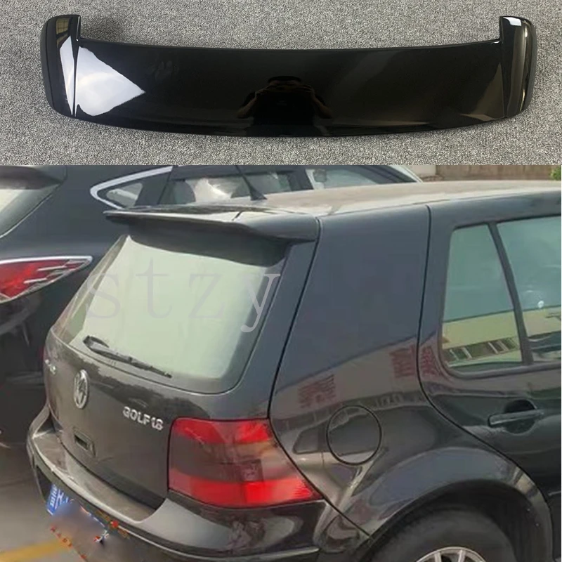 1998-2004 ABS Unpainted Grey Back Windshield Spoiler For Volkswage VW Golf 4 IV MK4 Standard and R32 view 3