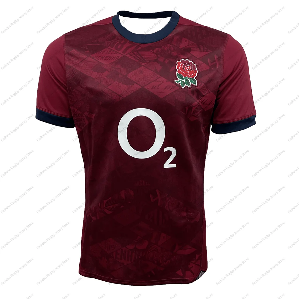 2024_25 England Rugby Jersey Clothes Player Men Kids Children Train Male T Shirt Team Girls Women Tee Teenager Home Club Top Hot