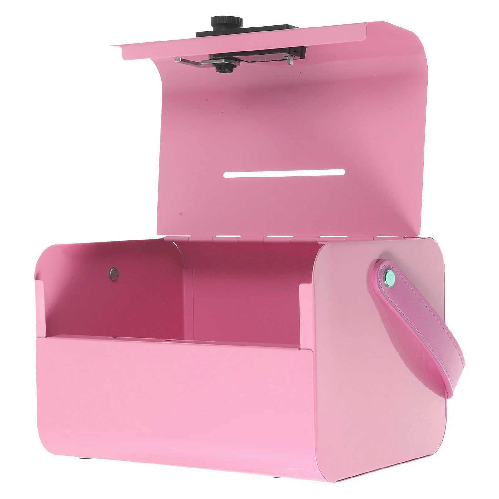 Petite tirelire en métal avec mot de passe portable, pot de monnaie mignon de couleur unie, boîte de verrouillage sûre pour enfants, stockage sécurisé d'argent