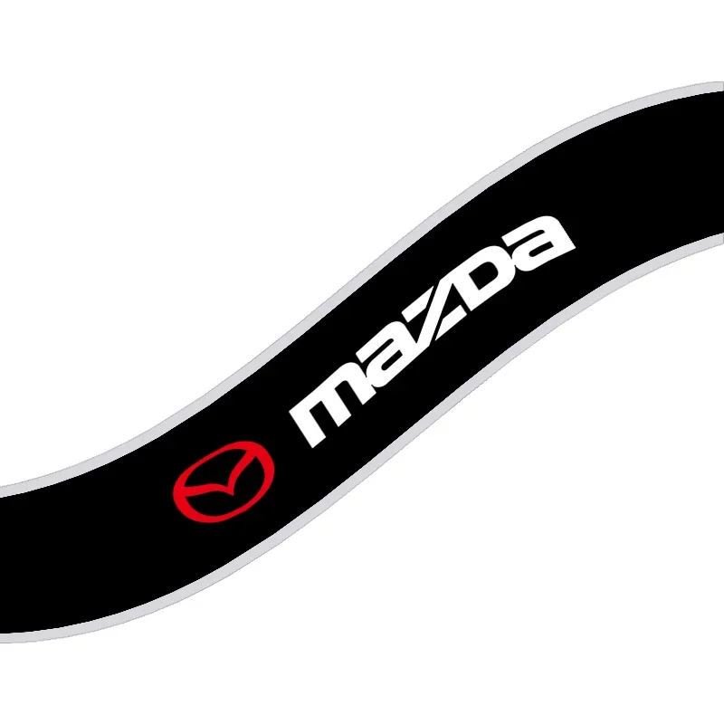 1 قطعة نافذة السيارة الأمامية الخلفية ملصق مقاوم للماء ظلة الزجاج الأمامي مائي لمازدا 2 3 4 5 6 7 8 9 323 626 CX-3 MX-5 30 RX-8 Axela