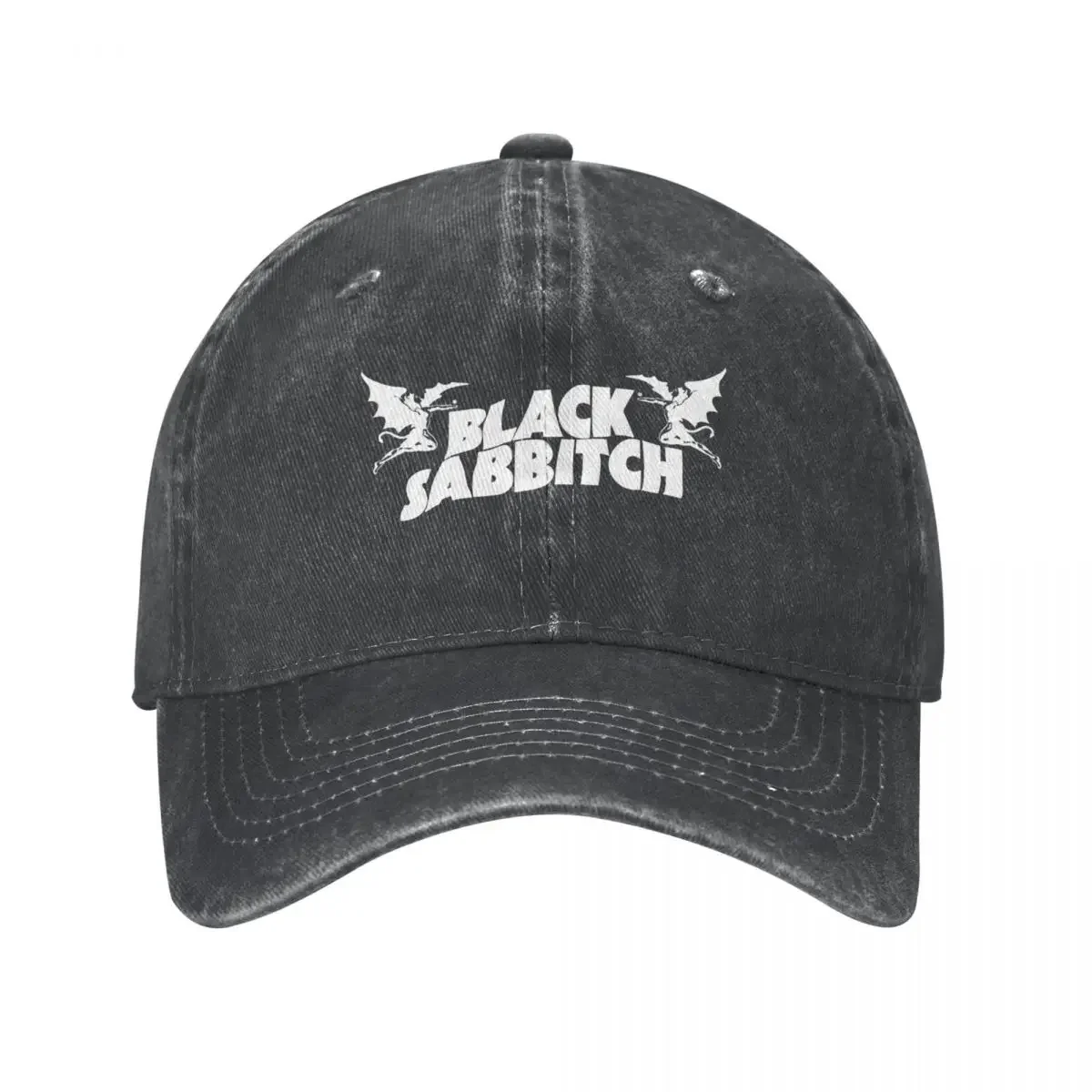 Black Sabbathe Rock Baseball Cap Casual Distressed Washed Headwear Unisex Style Outdoor Activities Gift Hats Cap