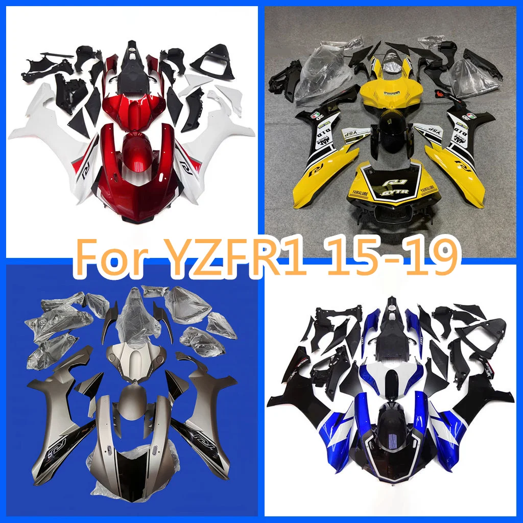 Fit for YAMAHA 15-19 YZF-R1 2015 2016 2017 2018 2019 ABS Plastic Fairing Kit Sportbike Body Rebuild Street Sport Bodywork Parts