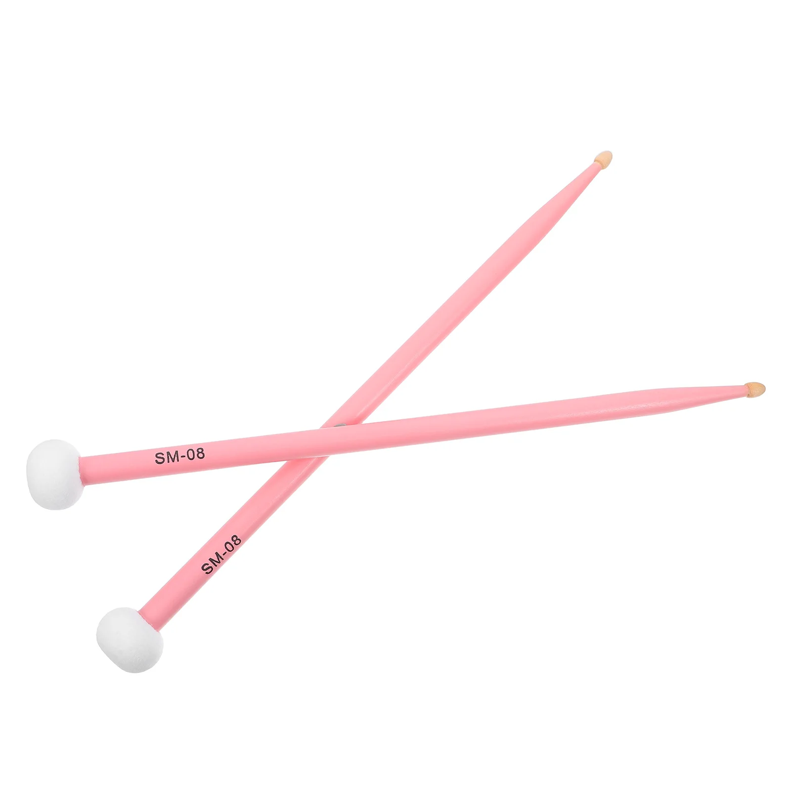 

Maple Sticks Drum Accessories Mallet Hammer Double Head Musical Instruments Felt