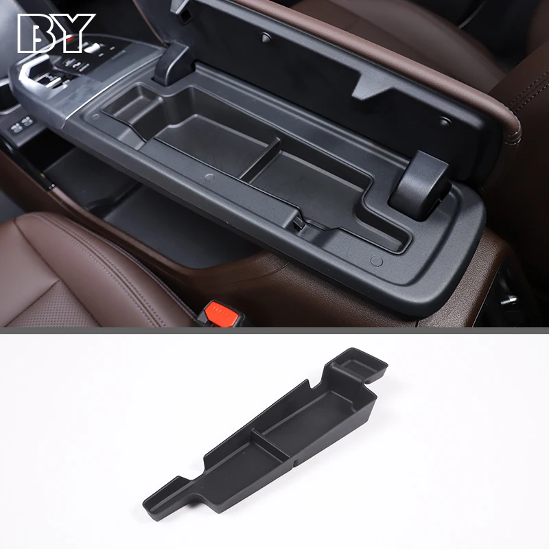 

For BMW X1 U11 2023-2024 TPE Black Car Center Control Armrest Storage Box Stowing Tidying Car Accessories