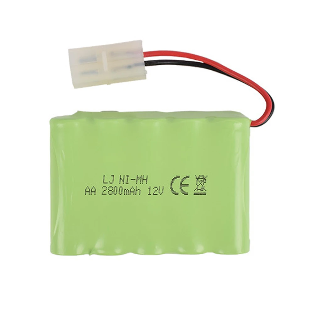 1-5PCS12V 2800mah akumulator NiMH do samochodzik zdalnie sterowany zbiorniki pociągi roboty pistolety do łodzi części Ni-MH AA 12 v akumulator X